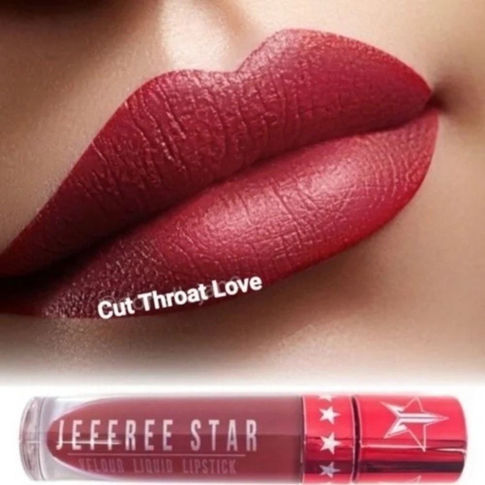 Jeffree Star Cosmetics Velour Liquid Lipstick Cut‎ Throat Love Lip Makeup BNIB